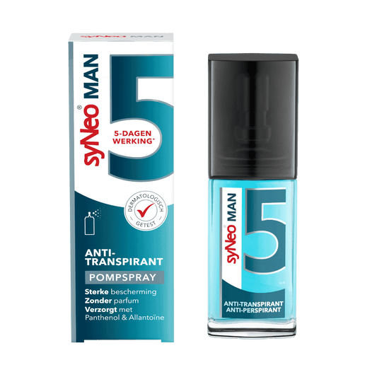 Syneo 5 spray – krachtige antitranspirant tegen overmatig zweten